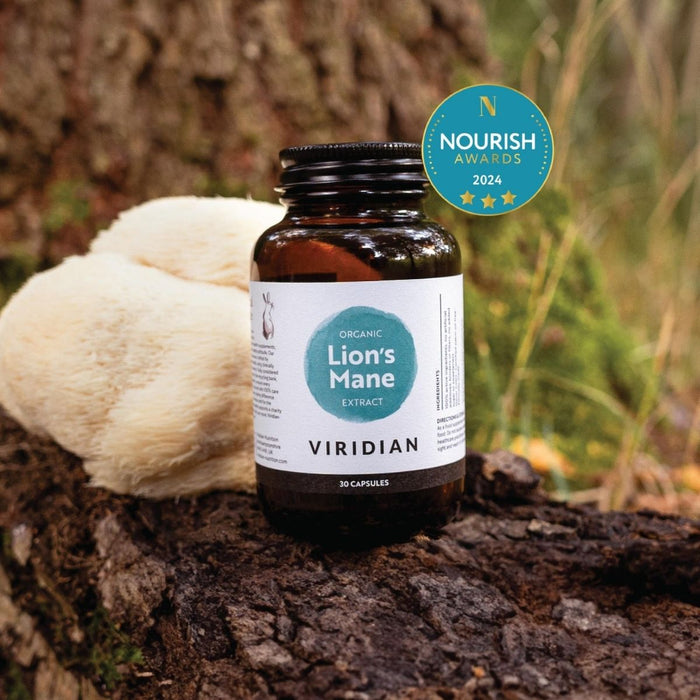 Viridian Lion´s Mane -luomu siiliorakasuute kapselit 30 kaps