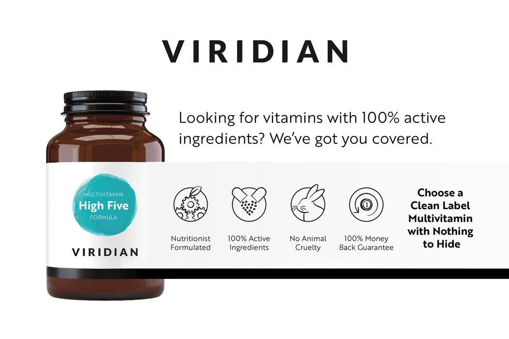Viridian High Five monivitamiini 60 kaps
