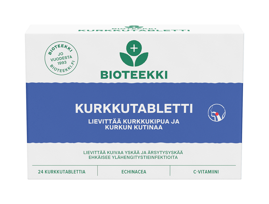 Kurkkutabletti 24 tabl -Bioteekki
