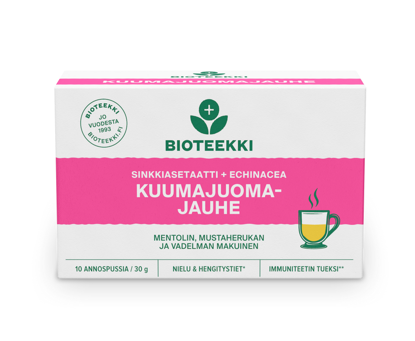 Kuumajuomajauhe 10 pss -Bioteekki