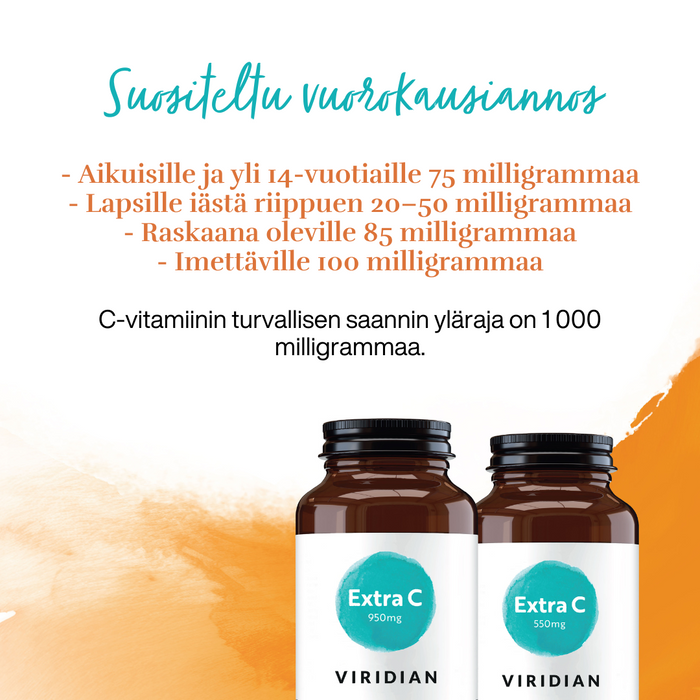 Viridian Extra C 550mg 90 kaps