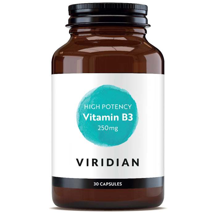Viridian Vahva B3-vitamiini 250 mg (Niasiini) 30 kaps
