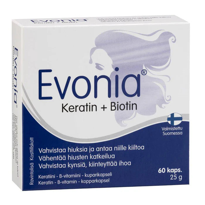 Evonia Keratin 60 kaps - Hankintatukku