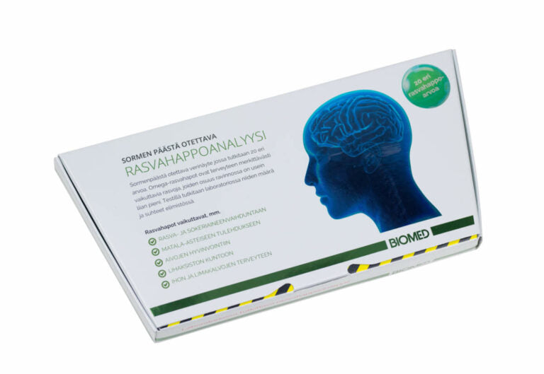 Rasvahappoanalyysi -testipaketti - Biomed