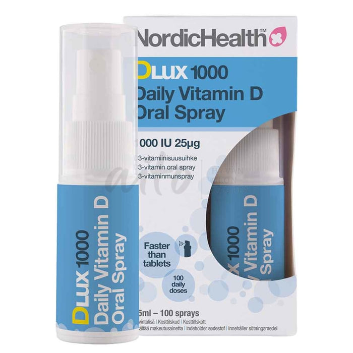 Nordic Health Dlux 1000 D-Vitamiinisuusuihke 15 Ml Misc