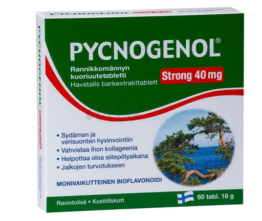 Pycnogenol Strong 40 Mg 60 Tabl - Hankintatukku Misc